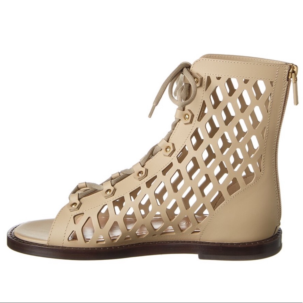 Authentic Christian Dior D- Trap leather sandal